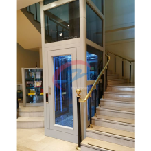 Outdoor indoor vertical home elevator