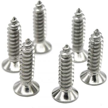 Cross pan head self-tapping stainless steel screws