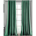 Habitación decora cortina de terciopelo de color sólido clásico