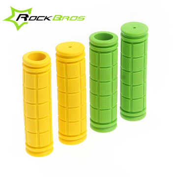 RockBros Cycling Fixed Gear Fixie Grips MTB Mountain Bike Bicycle Handlebar Grips Soft Durable Rubber Cycle Parts,10 Color