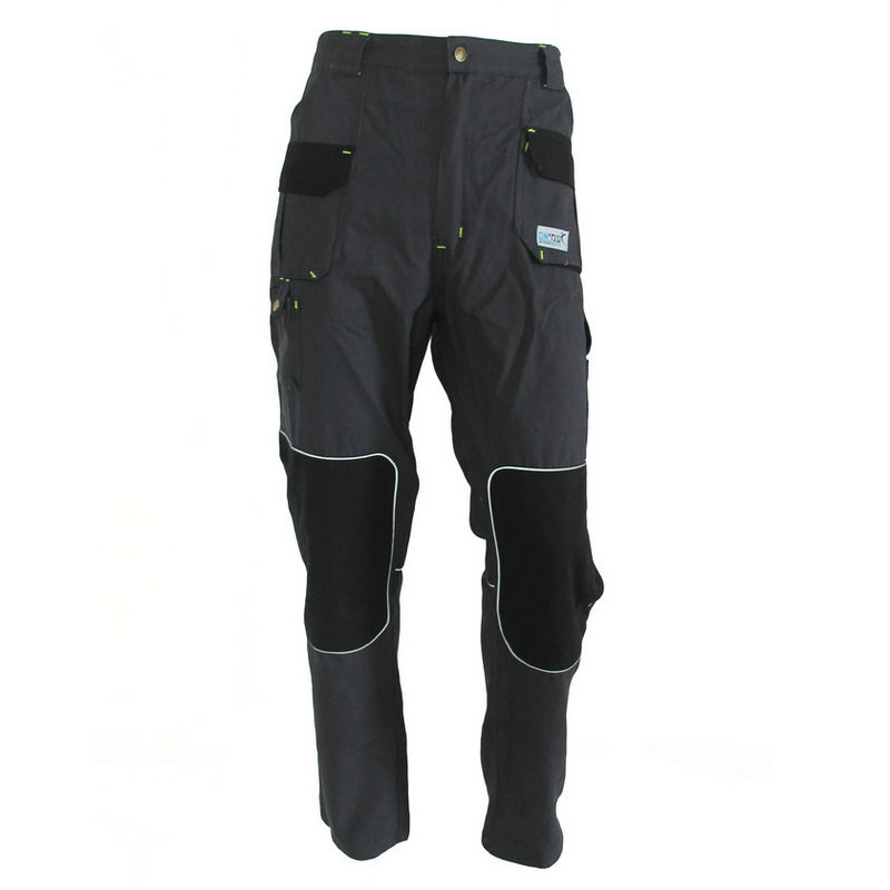 Multi functional pockets work pants T02