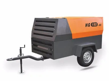 Mimi Diesel Movable Screw Air Compressor