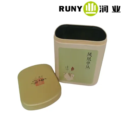 Elegant Handcrafted Tea in Traditional Tin Cans