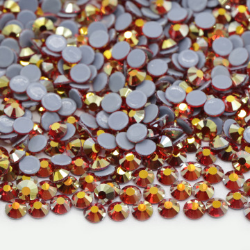 Anpassbar Whatstone 100Kinds Hot Fix Flatback Glass Strsestone Package für Bekleidung und Brautkleider