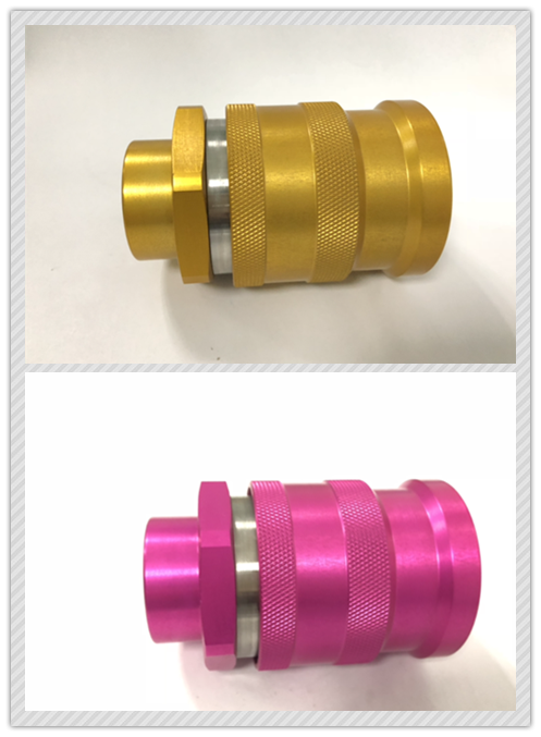 Pink FF0B Female ISO16028 Quick Coupling