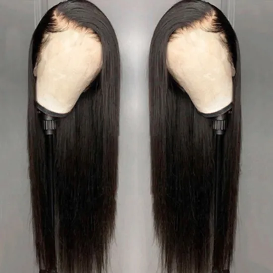 Wholesale Hd Transparent Lace Raw Mink Indian Virgin Hair Wigs Human Hair Lace Front Cuticle Aligned Human Hair Lace Front Wig