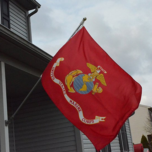 US Polyester Grommets Marines Flag