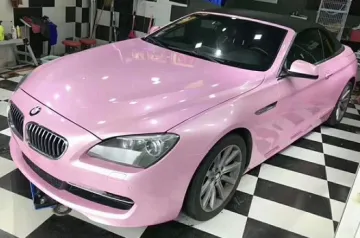Cars Decorative Macron Pink Color Car Wrap Film