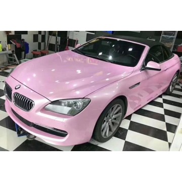 Cars Decorative Macron Pink Color Car Wrap Film