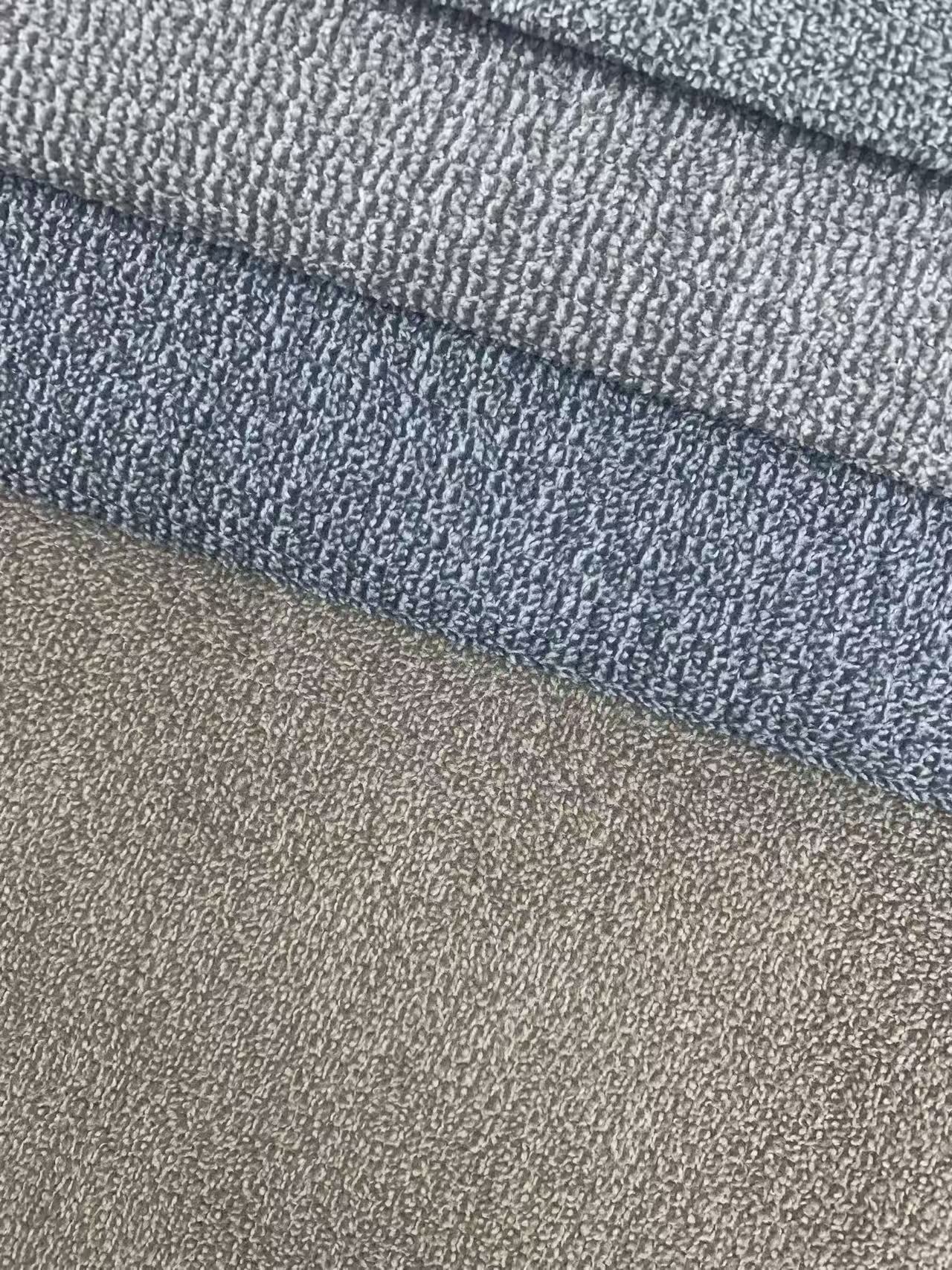Luxury Plain Upholstery Fabric for Sofa and Furniture