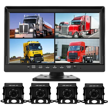 10.1 Inch HD CCTV Dash Cam - 360 Degree Security Camera for Trucks & Buses