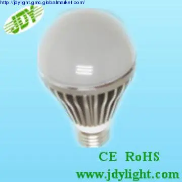 Long lifespan 120degrees aluminum E27 LED bulb light 7W
