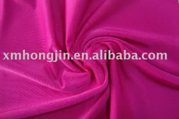 88% polyester 12% spandex shiny knitting fabric