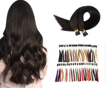 Factory Price I Tips Wavy Indian Hair Align Cuticle Remy Virgin Hair 100% Virgin Remy Double Drawn Hair Wholesale
