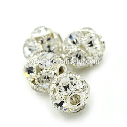 thickly claw small hole drill the ball copper bead jewelry accessories