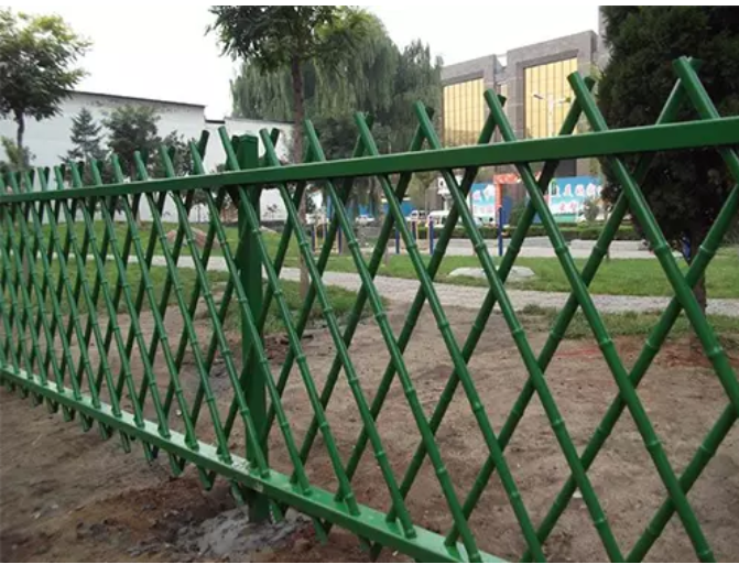 Carbonized Bamboo Chain Link Fence