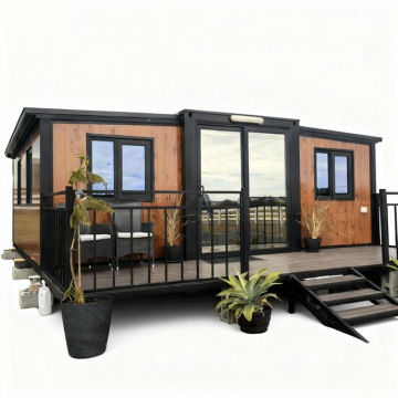 Flexible Dual-Panel Folding Cabin for On-Site Accommodation