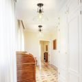 Semi Flush Mount Glass Shade Ceiling Lamp
