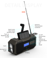 Altavoz solar DF587 Noaa am FM Radio