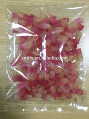 Lactobacillus Mango Flavored Sugar Free Cola Bottle Shaped Gummy Candy
