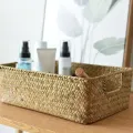 Cesto portaoggetti rettangolare in bambù