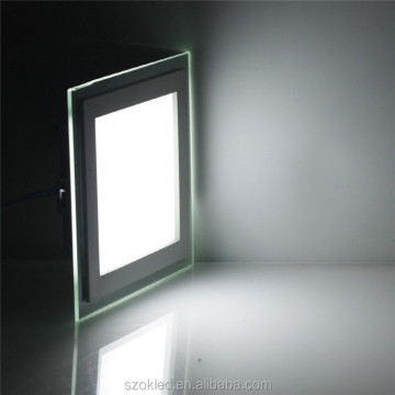 Adjustable Color 10W/15W/20W Square LED Glass Panel Lights