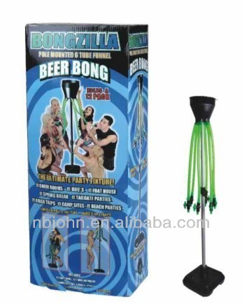 beer pong with 6 tube & valve