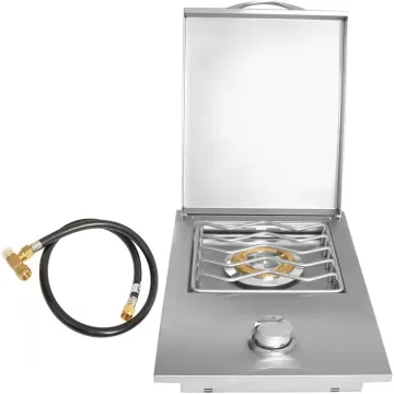 Hot Selling Household Kitchen Stainless Steel Bbq Gas Grill Small Single Side Burner For Sale