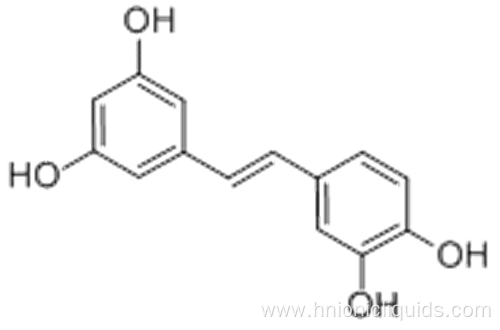 1,2-Benzenediol,4-[(1E)-2-(3,5-dihydroxyphenyl)ethenyl]- CAS 10083-24-6