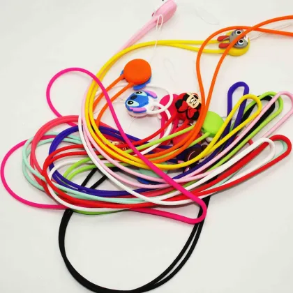 Silicone material silicone universal lanyard silicone lanyard