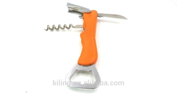 modern design stainless steel wine opener with ABS handle