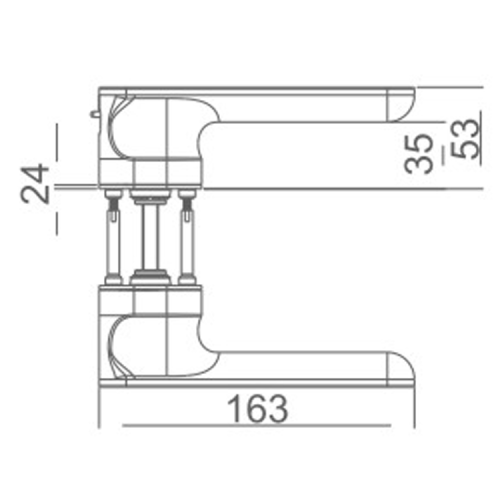 Минималистский дверной замок для дома