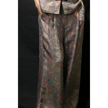 pantalones de pierna recta de cintura alta