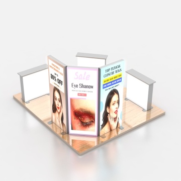 Custom Fabricated Aluminum Profile Seg Frames: Creating Illuminating and Engaging Exhibition Booths with LED Backlit Light Boxes