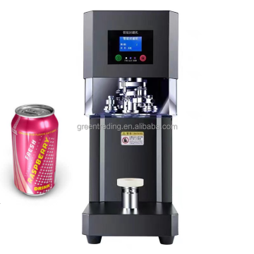 Fully Automatic PET Plastic Aluminum Jar Tin Can Sealing Machine - Mojito Bottle Sealer Price