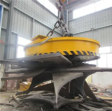 2 Ton Circular EOT Crane Electro Lifting Magnet for Steel Scrap