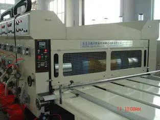 Corrugated Cardboard Box Making Machine , Flexo Printing Sl