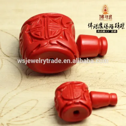 Zinnober 16-25mm all kinds size guru bead Buddha beads factory wholesale