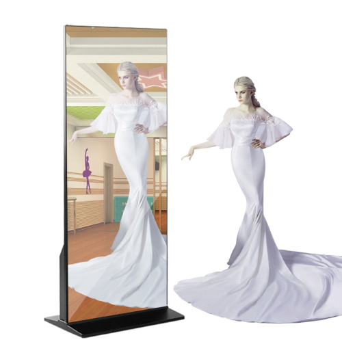 จอแสดงผลโฆษณา LCD Smart Interaction Mirror ขนาด 43 นิ้ว