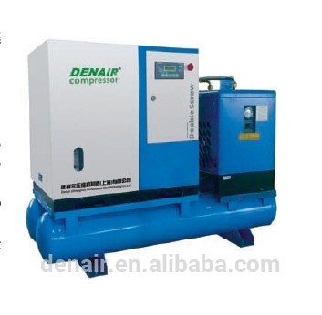 11kw screw combined air compressor