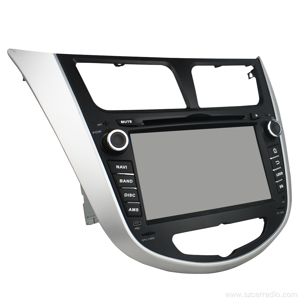 Car multimedia player for Verna Accent Solaris 2011