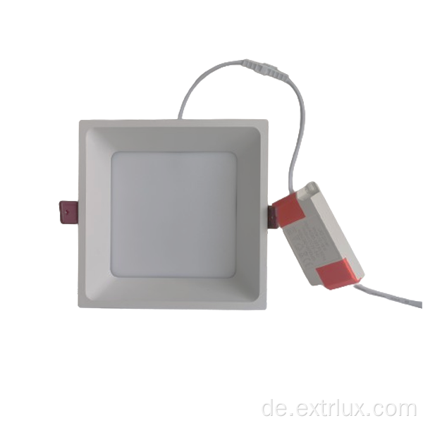 LED Recesed Square Aluminium Anti-Blend Downlight 24W