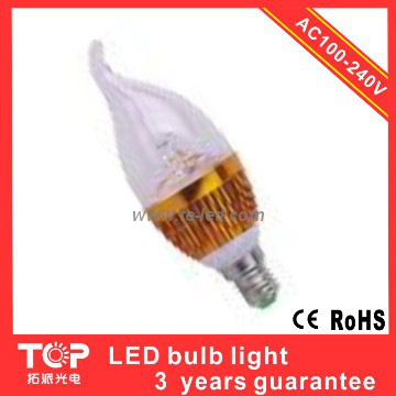 LED Candle Bulb approved by CE/RoHS