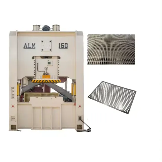 M Series Single Crank H Frame Power Press Machine Customized for Plate Hole Punching