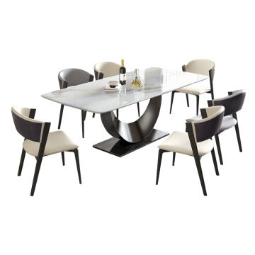 High-end Rectangular Marble Dining Table