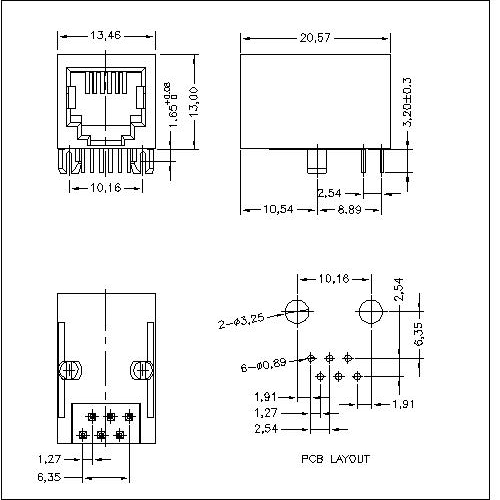 ATRJ5921-6P6C-X-A-A