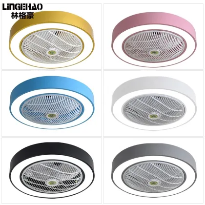 Energy Saving 220V Led Fan Light Ceiling Fan With Light Gold