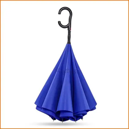 Manual open & auto close 27inch 8ribs inverted/ reverse umbrella (Lanbo-SP001)
