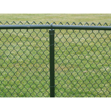 High security diamond shape used chain link fence