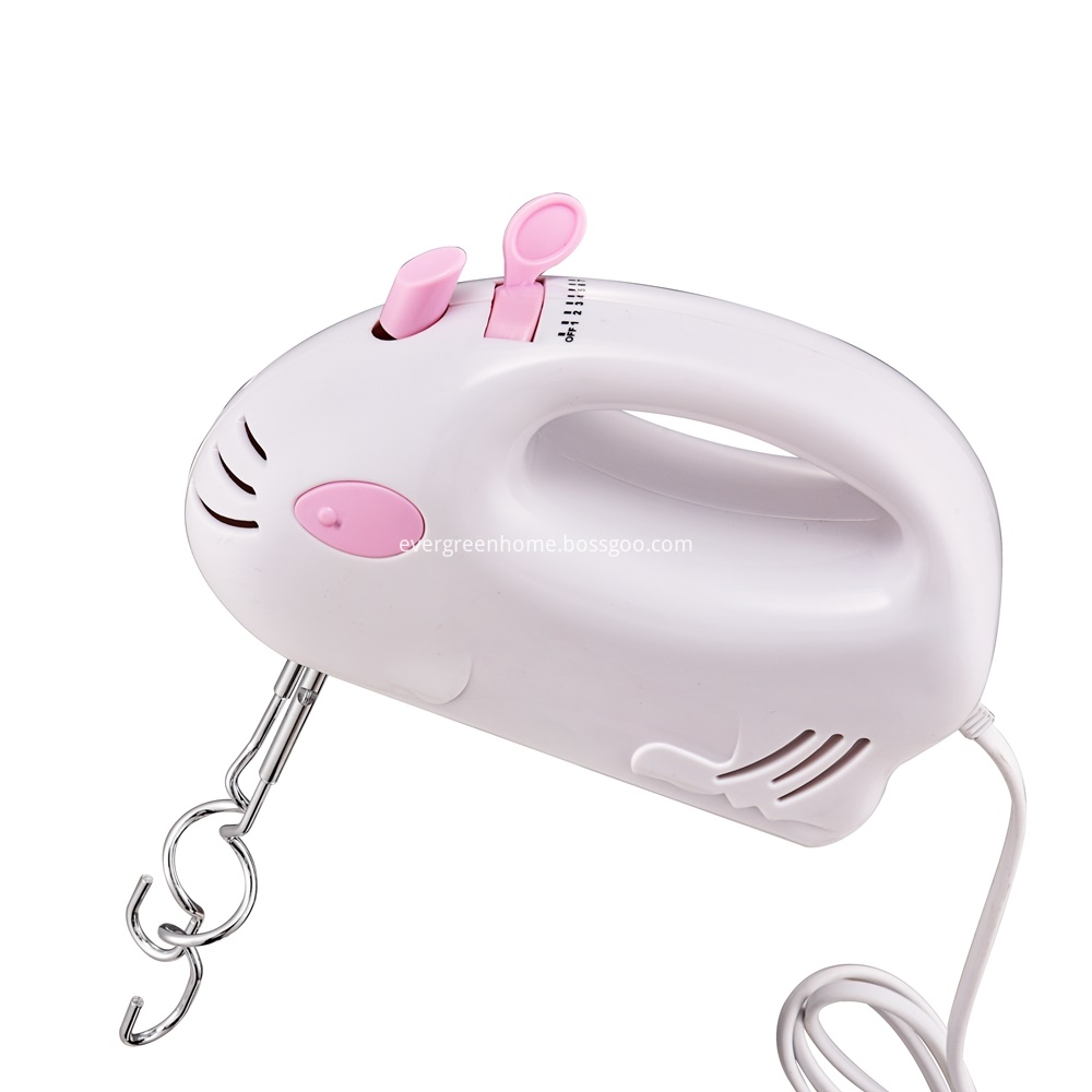 White Bunny Electric Flour Mixer